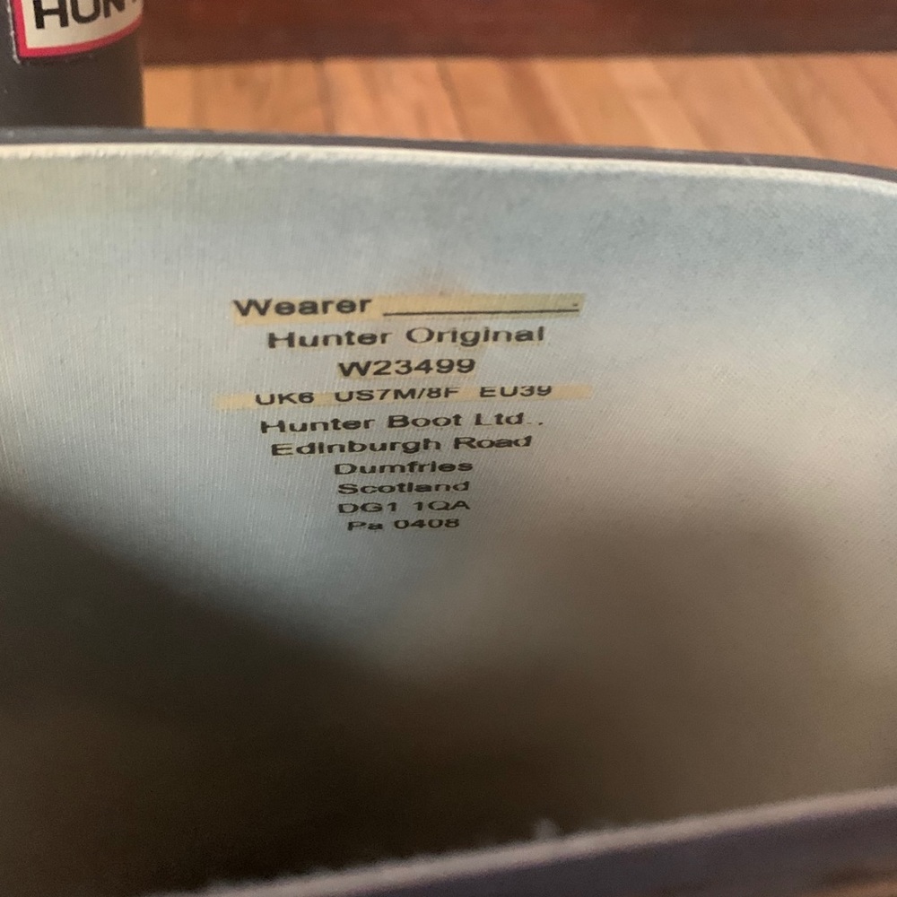 Hunter Boots - Picture 3 of 3